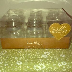 Six (6) Mini Cookie Jars *New*
